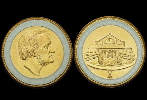 Bayreuth porzellan medaille - bayreuth:, porzellan-medaille