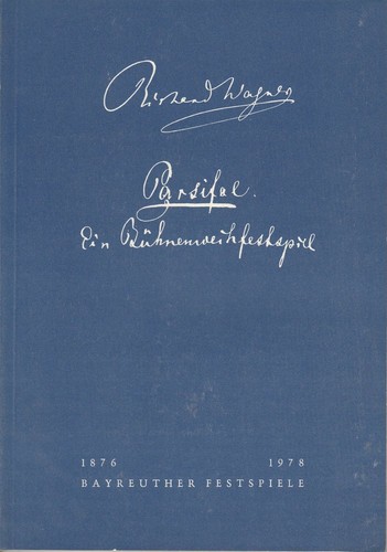 Programmheft richard wagner - programmheft,