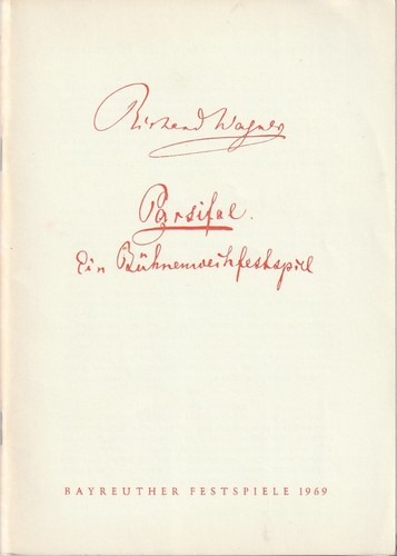 Programmheft richard wagner - richard,