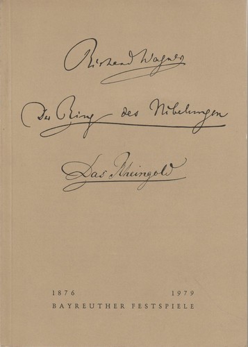 Programmheft richard wagner - richard,
