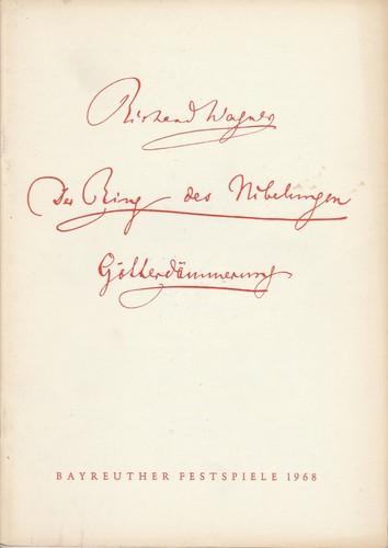 Programmheft richard wagner - programmheft,