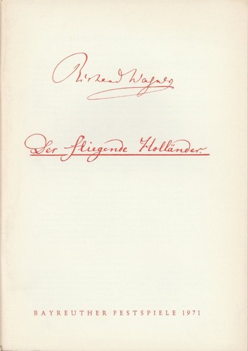 Programmheft vii wagner - vii, der