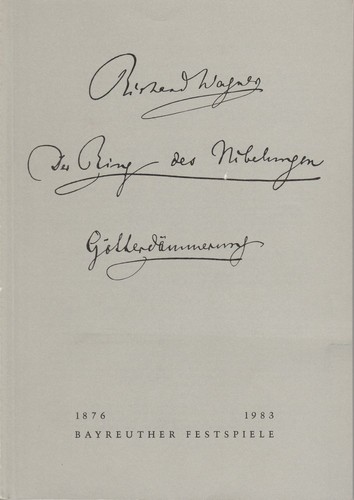 Programmheft richard wagner - v,