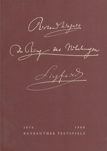 Programmheft richard wagner - programmheft,