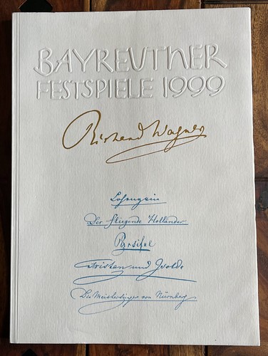 Bayreuther festspiele 1999 - bayreuther,