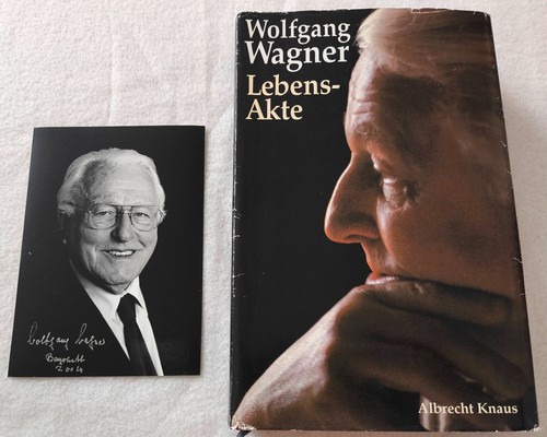 Wolfgang wagner autogramm - wagner,